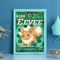 thumbnail image 3 of Peripheral Anime Posters Eevee Venusaur Kawaii Picture Art Wall Vintage Canvas Painting for Children's Room Decor Cuadro, 3 of 5