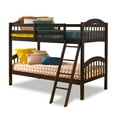 thumbnail image 6 of Storkcraft Long Horn Twin Over Twin Solid Hardwood Bunk Bed Espresso, 6 of 13