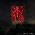 thumbnail image 4 of Glowneon Badminton Neon Sign, Badminton Led Sign, Badminton Lover Gift, Badminton Player Room Decor, 4 of 5