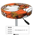 thumbnail image 4 of Lsque Various Pumpkins Round Bar chair cushion covers Velvet Fabric Premium Comfort Protects from Scratches and Stains for 14-17 Inch Chair- 14 inch, 4 of 7
