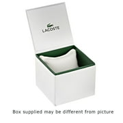 Lacoste Mens 44mm Blue Rubber Band Plastic Case Quartz Analog Watch 2011013