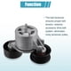 thumbnail image 4 of Reemplazo del conjunto de polea del tensores de correa Unique Bargains para Ford F-250 Super Duty 7.3L 1999-2003 tono plateado negro, 4 of 7