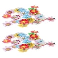 thumbnail image 3 of EeaseMX 300 piezas de flores comestibles de oblea para cupcakes, decoraciones creativas para tartas de boda, 3 of 7