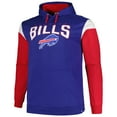 thumbnail image 2 of Men's Profile Royal Buffalo Bills Big & Tall Trench Battle Pullover Hoodie, 2 of 3
