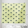 thumbnail image 1 of Turtle Tapestry, Minimal Nautical Pattern Simple Design Shelled Animal Symbols Ocean, Fabric Wall Hanging Decor for Bedroom Living Room Dorm, 5 Sizes, Pastel Green and Dark Blue, by Ambesonne, 1 of 1