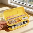 thumbnail image 5 of Pencil Box Cute Cartoon Double-layer Pencil Case, Large Capacity for Elementary Students, 5 of 6