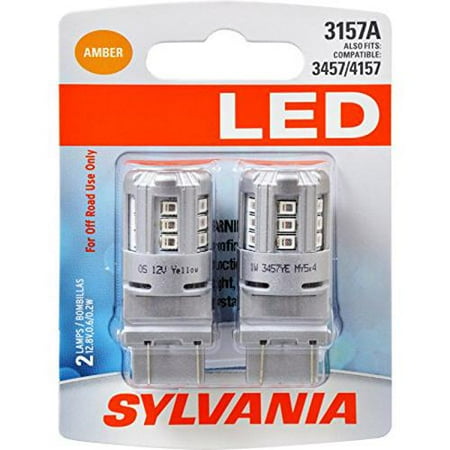 Baby Bullet Amber Led - SYLVANIA 3157 Amber LED Bulb, (Contains 2 Bulbs)