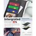 thumbnail image 3 of Funda tipo cartera OCASE compatible con iPhone 16e, 6.1 pulgadas, 2025, gris, 3 of 7