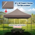 thumbnail image 2 of Sunny Ez pop Up instant Canopy 10'X10' Replacement Top gazebo EZ canopy Cover patio pavilion sunshade plyester, 2 of 8