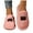 Pink, variant on Unisex Mens Womens Cozy Scuff Slippers Casual Slip On Warm House Shoes with Arch Support