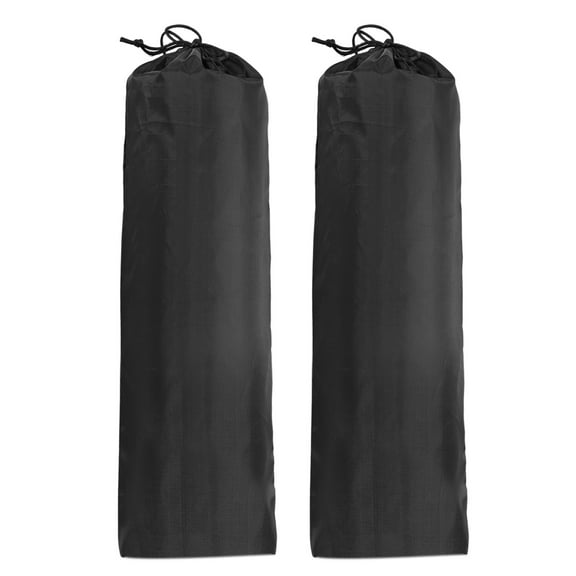2 pcs Camp Chair Replacement Bag 18" x 6" Nylon Carrying Bag Outdoors Folding Chair Cover Tripod Case Bag Black