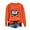 FY1-Orange, variant on Meichang Sweatshirt for Women Halloween Pumpkin Ghostface Graphic Sweatshirts Oversized Long Sleeve Crew Neck Pullover Vintage Halloween Sweatshirt