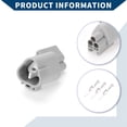 thumbnail image 5 of Unique Bargains 3 Pin Headlight Fog Lamp Connector Plug Waterproof Male Wire Terminal Connector for Toyota 1 Set, 5 of 6