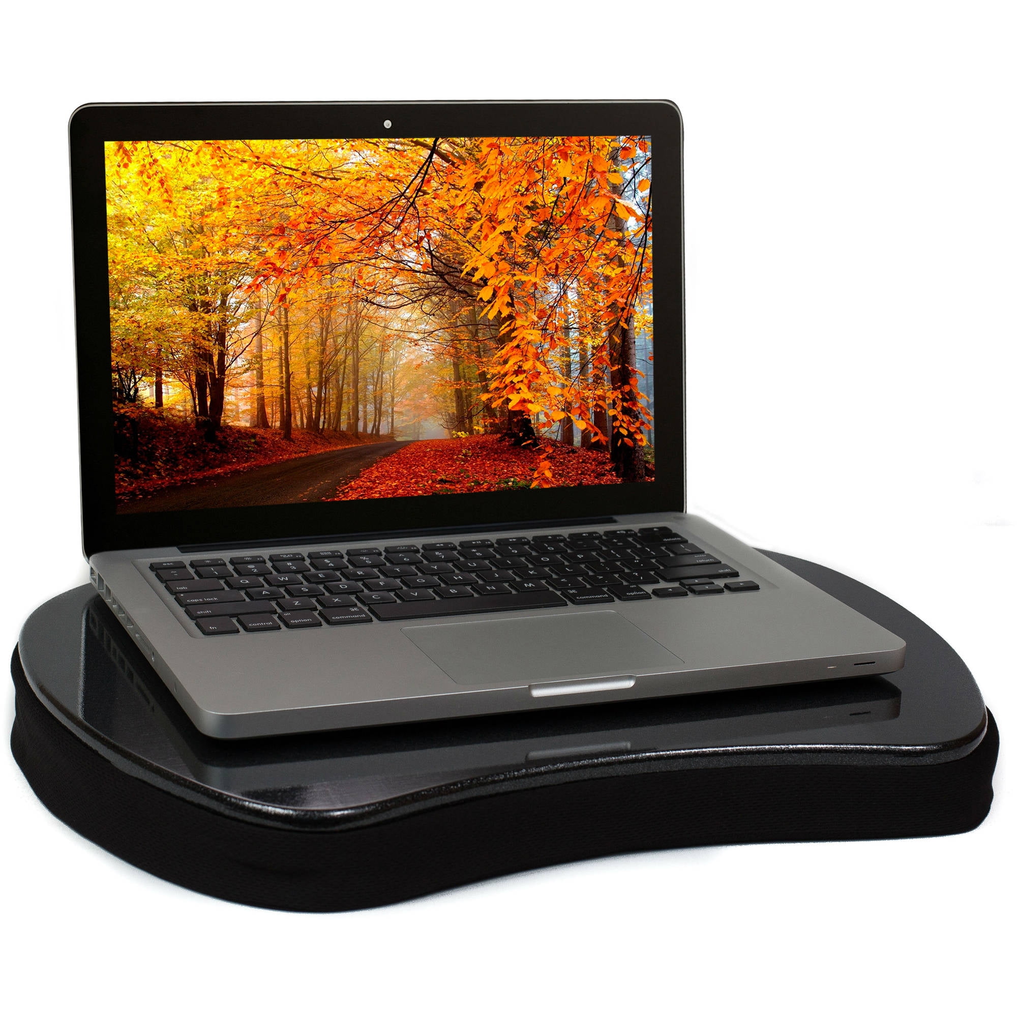 Sofia Sam Mini Memory Foam Lap Desk With Tablet Slot Black With