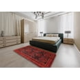 thumbnail image 4 of Ahgly Company Indoor Rectangle Traditional Bakers Brown Persian Area Rugs, 2' x 5', 4 of 6