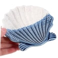 thumbnail image 2 of Cake Plate-Starfish Jewelry Tray Ceramic Trinket Dish Seasoning Dishes Ocean Jewelry Tray Shell Candy Dish Cookie Tray, 2 of 5