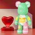 thumbnail image 1 of OZTZ Toy Bear Building Blocks Kit - Creative Game of 3D Bear Building Block Toys Brick Decorative Items (Childhood), 1 of 9