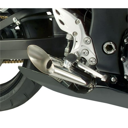 - Hotbodies Racing 60802-2100 Megaphone Dual Slip-On Exhaust - Polished