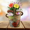 thumbnail image 5 of Abstract Rainbow Head Shaped Planter Unique Plant Pot Colorful Funny Room Decor Aesthetic Planter, 5 of 8