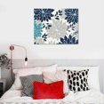thumbnail image 5 of Erapdaur Flower Pattern Wall Art Print Canvas Decor for Bedroom Living Room Home Office 16x12in, 5 of 6