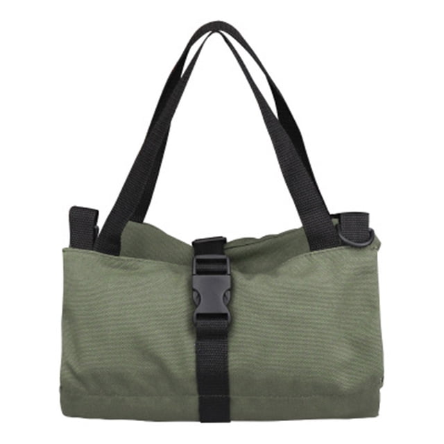 Labymos Canvas Roll-up Tool Bag, Multi-Purpose Tool Roll Pouch Tool Organizer with 5 Zipper Pockets