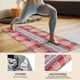 thumbnail image 4 of Colorful Geometric Striped Pattern (9) Hot Yoga Mat Towel Non Slip for Hot Yoga - Quick-Drying Yoga Mat Cover with 4 Corner Pockets with Travel Bag - Hot Yoga Towel Non Slip 74"x26", 4 of 6
