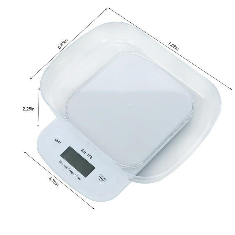 Small Size Digital Scale, up to 6.6 pounds (grams, ounces, grains
