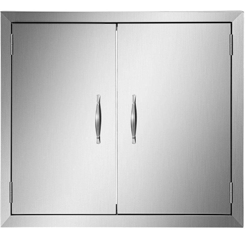 Vevor Grill Door Double Door Brushed Stainless Steel Outdoor Kitchen