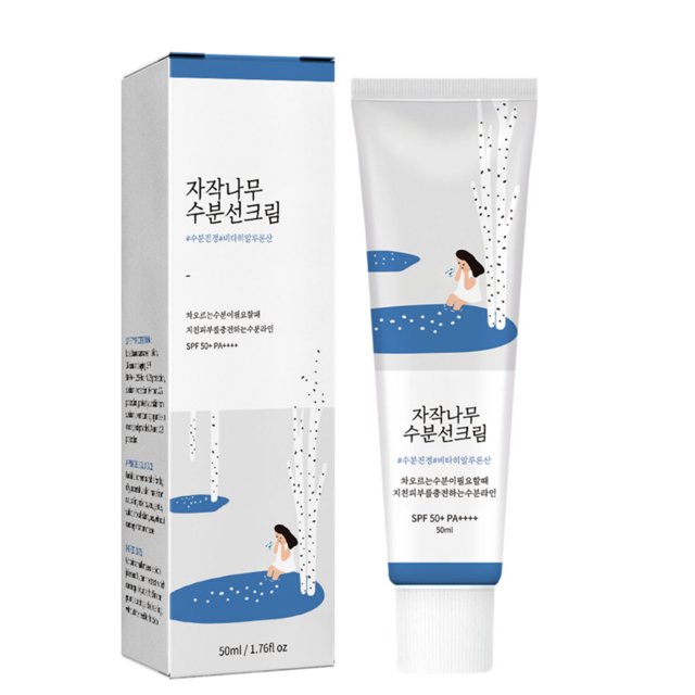 ROUND LAB Birch Juice Protector Solar Hidratante 50ml SPF50 + PA + , Sin Fundición Blanca , UV Fuerte , Tipo De Suero Amigable Con El Océano Coral Reef Safe1