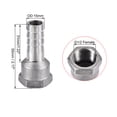 thumbnail image 2 of 304 Stainless Steel Hose Barb Fitting Coupler, 15mm Barb x G1/2 Female Thread, 2Pcs, 2 of 5