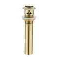 thumbnail image 2 of DORNBERG  B012A Pop Up Bathroom Sink Drain with Overflow Brushed Gold Brushed, 2 of 5