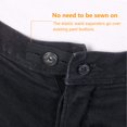 thumbnail image 4 of Extensores de pretina ajustables Extensores de jeans con botón mental para el embarazo Hombres Mujeres Pantalones Pantalones Pantalones oso de fresa Hogar, 4 of 5