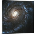 thumbnail image 1 of ARTCANVAS Hubble Telescope M100 Core WFPC1 Canvas Art Print - Size: 12" x 12" (1.50" Deep), 1 of 9