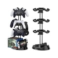 thumbnail image 1 of Controller Holder with Organizer Base, 3 Tiers Desk Gaming Controller Headset Stand with Cable Organizer for All Xbox PS4 PS5 Switch Pro Crontroller Gaming Accessories, 1 of 7