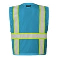 thumbnail image 2 of Kishigo Safety Vest,Blue,Size S/M B110-S-M, 2 of 2