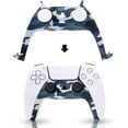 thumbnail image 1 of PS5 Controller Replacement Shell,DIY Shell Decorative Strip for PS5 Dualsense Controller (Camouflage Blue), 1 of 7