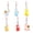 Random Color, variant on Phone Pendant 2026 Year of Horse Charm Good Luck Keychain Zodiac Animal Shape Mobile Phones Keys Bags Ornament