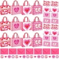 thumbnail image 6 of 12 Sets/48 Pcs Large  Bags for Mother's Day Include 12 Inch Non Woven Happy Mother's Day Goodie Bags with Handles Heart Love Greeting Cards Envelopes Stickers for Mom from Daughter Son, 6 of 6