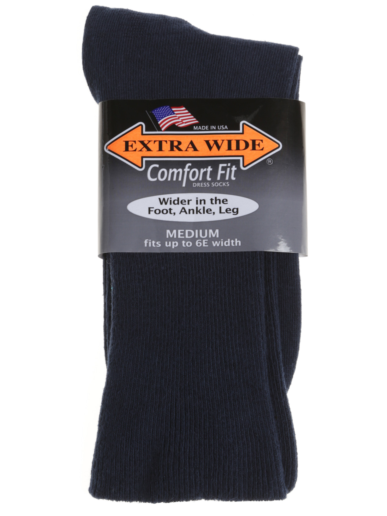 Extra Wide Socks Men's Bariatric Cotton Dress Socks