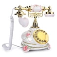 thumbnail image 2 of Re-dial And Rotate Rotating Dial Handset, Stable And Durable Antique Telephone, For Desks, Hotels, 2 of 8