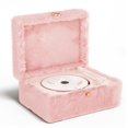 thumbnail image 1 of Reproductor de CD Yintiny Rosa de Peluche con Bluetooth y Control Remoto, 1 of 1