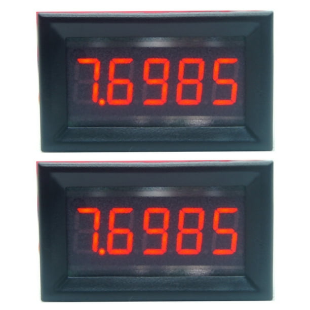2X Digital 0.56 Pulgadas Pantalla LED 5 Bits DC 0-33.000V VoltíMetro Medidor de Voltaje Probador