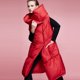 thumbnail image 3 of Chaleco de plumón nuevo para mujer, chaqueta de plumón de pato blanco grueso de 90 grados, diseño de solapa de moda, bolsillo grande, chaqueta de plumón larga cálida de invierno para mujer, 3 of 5
