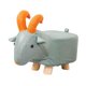 thumbnail image 1 of Reposapiés, reposapiés otomano con forma de animal, sofá portátil de madera multifunción con dibujos animados oveja azul, 1 of 9
