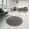 thumbnail image 4 of Ahgly Tapis Rectangulaire Industriel Moderne Lavable en Machine, Taupe Brun, 7 Pieds x 10 Pieds, 4 of 7