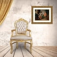 thumbnail image 3 of Jan Josef Horemans The Elder 24x20 Gold Ornate Framed and Double Matted Museum Art Print Titled - At the Matchmaker's, 3 of 4
