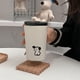 thumbnail image 4 of Insulated Mug with Frosted Stainless Steel Lid, Small Insulated Coffee Water Cup, Cute Puppy Pattern, 360ml, 4 of 4