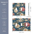 thumbnail image 4 of WOBOGO Red and White Flowers on Blue Background 3-hole Switch Plates PC Flame Retardant Plastic Material Glossy Finish Smooth Touch 6.37x4.48x0.27in, 4 of 8