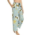 thumbnail image 3 of Kdxio Women's Comfy Stretch BeesPrint Drawstring Pajama Pants-X-Large, 3 of 9