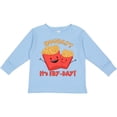 thumbnail image 3 of Inktastic Hooray It's Fry-Day with Cute Fries Boys or Girls Long Sleeve Toddler T-Shirt, 3 of 5